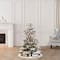 4.5ft. Pre-Lit Aspen Fir Artificial Christmas Tree, Clear Lights